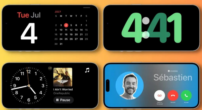 大庆苹果手机维修分享iOS17横屏充电待机显示有什么好处 